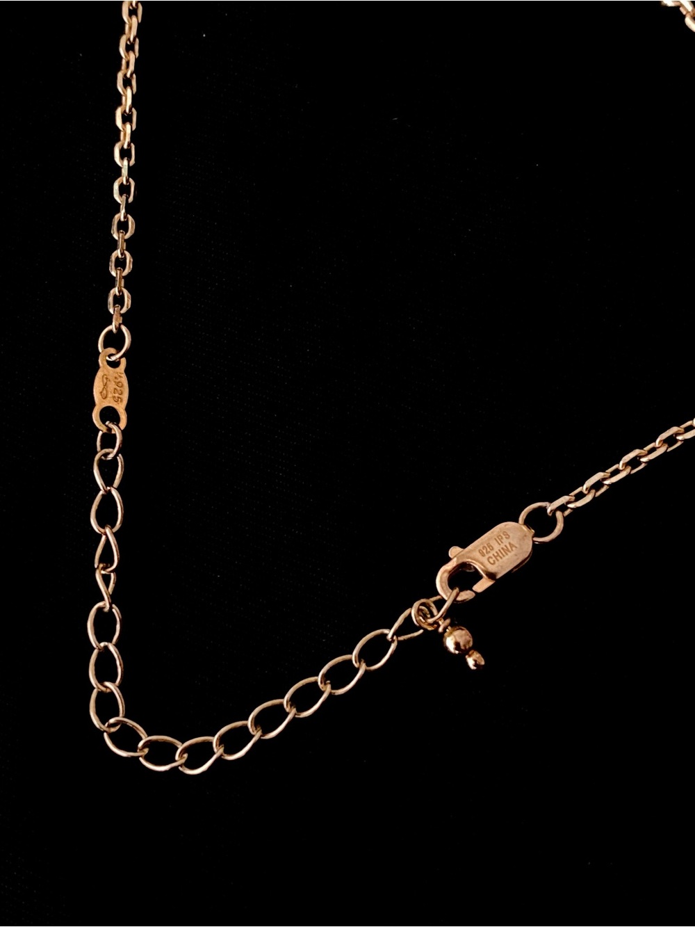 Sterling Silver .925 Gold Vermeil Pearl Station Necklace - Picture 4 of 4